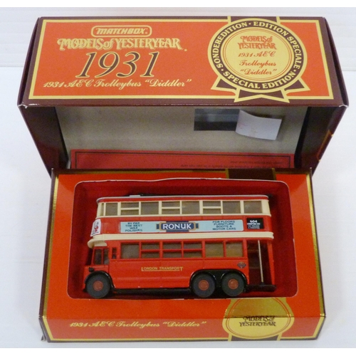 75 - Group of six Matchbox Models of Yesteryear Special Edition diecast model vehicles to include a passe... 