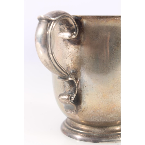 521 - Victorian silver christening mug by C R Hancock, London 1875, 180g.