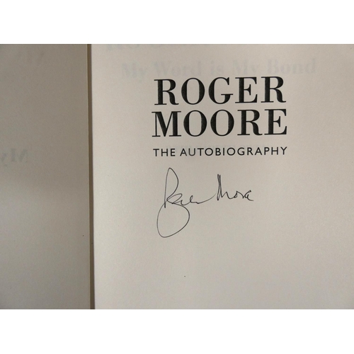 159 - MOORE ROGER.  My Word Is My Bond. Signed 1st UK ed. in d.w. 2008; also signed Jean Wilder ... 