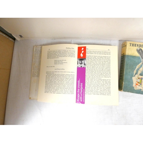 163 - FLEMING IAN.  Thunderball. 1st ed. in unclipped d.w. 1961; also You Only Live Twice, 1st ed. (n... 