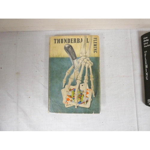 163 - FLEMING IAN.  Thunderball. 1st ed. in unclipped d.w. 1961; also You Only Live Twice, 1st ed. (n... 