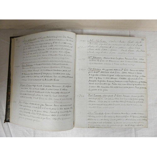 175 - Carlisle & Cumbria - Bankers' Interview Record Book.  Detailed manuscript interview book of a Ca... 