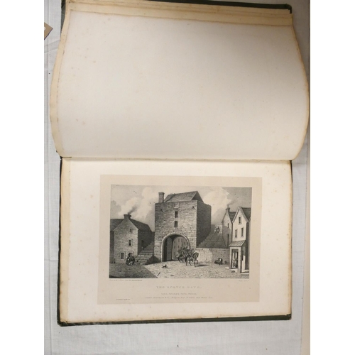 178 - NUTTER M. E.  Carlisle in the Olden Time, A Series of Views of Ancient Public Buildings. Eng. title ... 