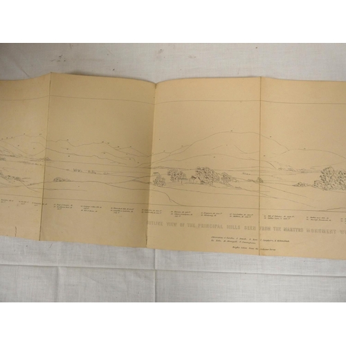 184 - BLACK MRS. G. C.  Outline View of the Principal Hills Seen from the Martyrs Monument, Wigt... 