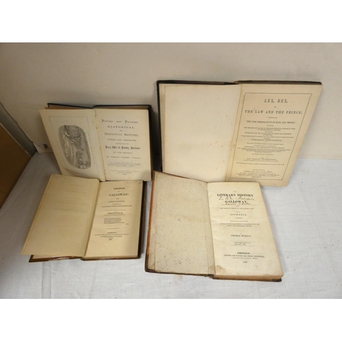 192 - FRASER GORDON.  Wigtown & Whithorn, Historical & Descriptive Sketches. Frontis & il... 