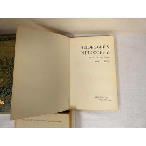 195 - HEIDEGGER MARTIN.  Being & Time. Orig. grey cloth in unclipped d.w. First English Edit... 