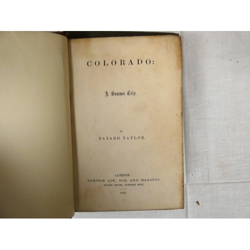 221 - JOHNSTON J. F. W.  Notes on North America, Agricultural, Economical & Social. 2 vols. ... 