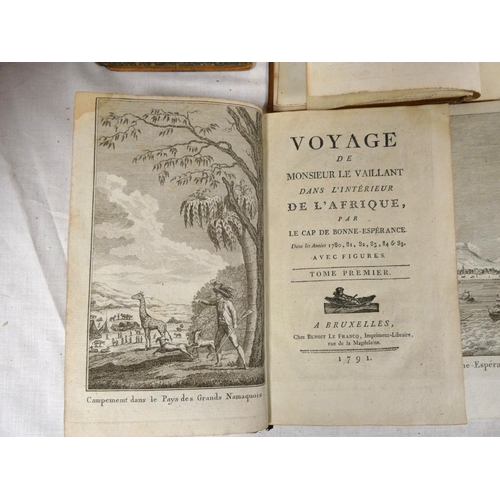 230 - LE VAILLANT MONSIEUR.   Voyage ... de L'Afrique par Le Cap de Bonne-Esperance. 2 vols. Eng... 