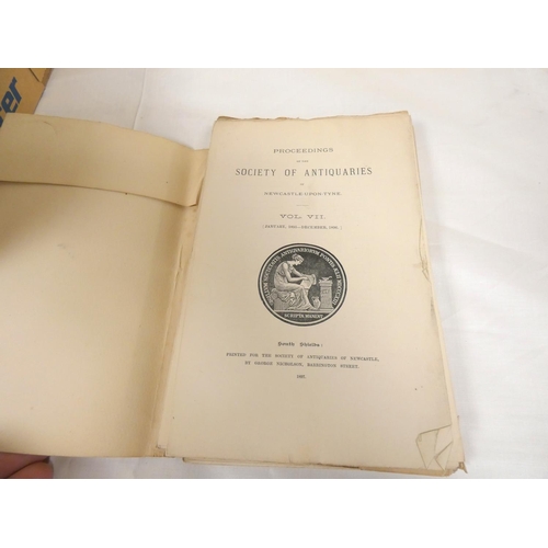 32 - Northumberland & Durham.  A carton of transactions & other periodicals, mainly disbound &... 