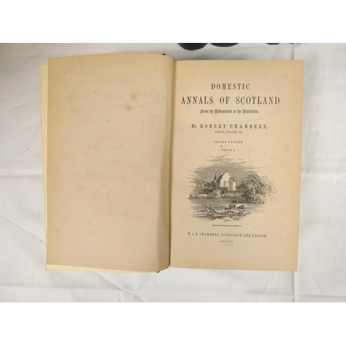 36 - GORDON J. F. S. (Ed).  Glasghu Facies, A View of the City of Glasgow. 4 vols. Fldg. & other plat... 