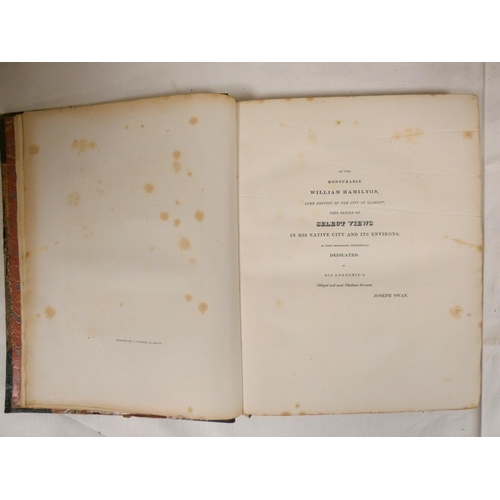 42 - (STUART ROBERT).  Views & Notices of Glasgow in Former Times. Litho title & 27 lit... 