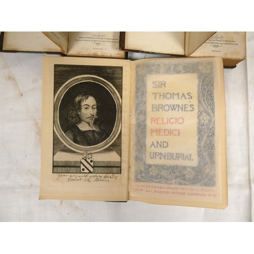 53 - MACPHERSON JAMES.  The Poems of Ossian. 2 vols. Eng. frontis & titles. 32mo. Half calf, some int... 