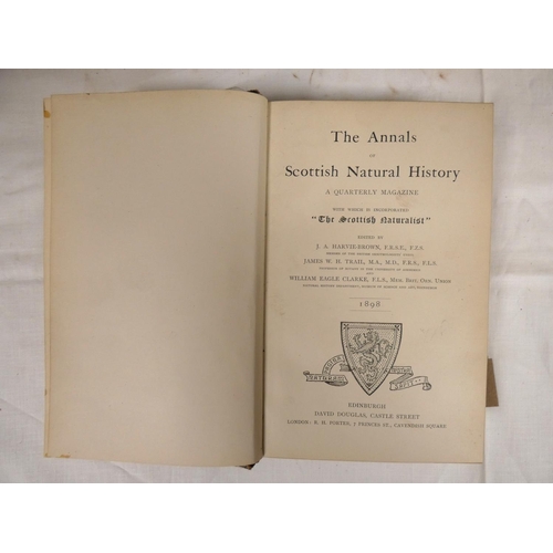 59 - DOUGLAS DAVID (Pubs).  The Annals of Scottish Natural History. Bound vols. for 1892/93, 18... 