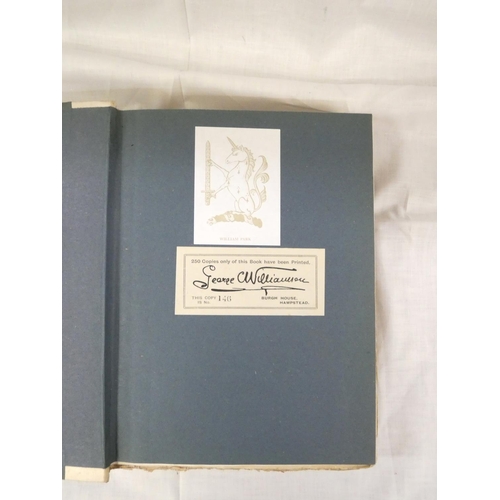 102 - WILLIAMSON GEORGE C.  Lady Anne Clifford ... Her Life, Letters & Works. Ltd. ed. 146/2... 