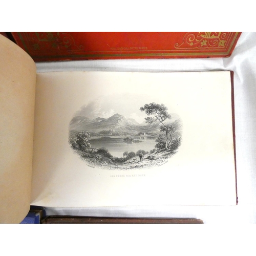 105 - GARNET J. (Pubs).  Views of the English Lakes. Eng. title & oval eng. plates. Oblong. ... 