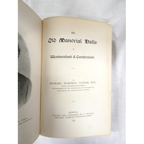 111 - CUMBERLAND & WESTMORLAND ANT. & ARCH. SOCIETY.  Extra Series. Taylor, Old Memorial... 