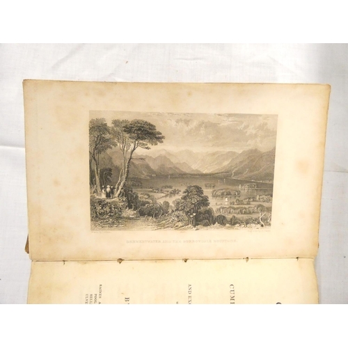 124 - (TATTERSALL GEORGE).   The Lakes of England. Etched frontis, eng. title vignette, fldg. ma... 