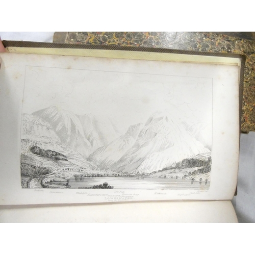 124 - (TATTERSALL GEORGE).   The Lakes of England. Etched frontis, eng. title vignette, fldg. ma... 