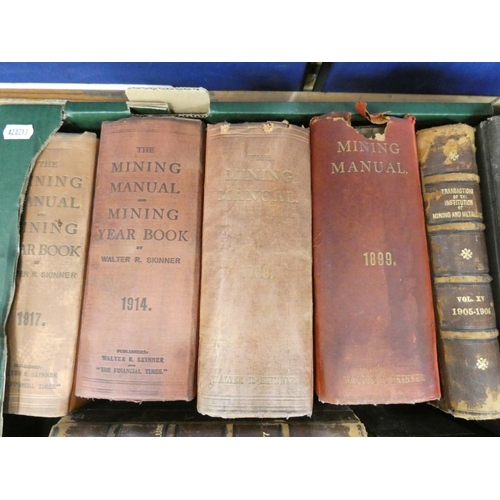 133 - Mining.  The Mining Manual & Mining Year Book for 1899, 1900, 1914 & 1917; also va... 