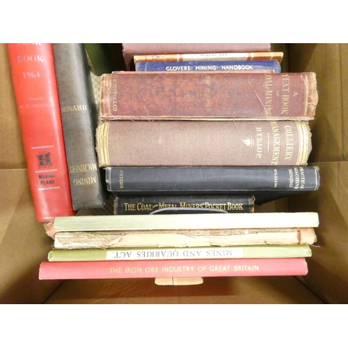 135 - Mining & Related Subjects.  A carton of various vols.