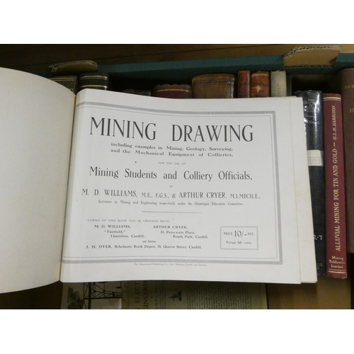 136 - Mining & Related Subjects.  A carton of various vols.