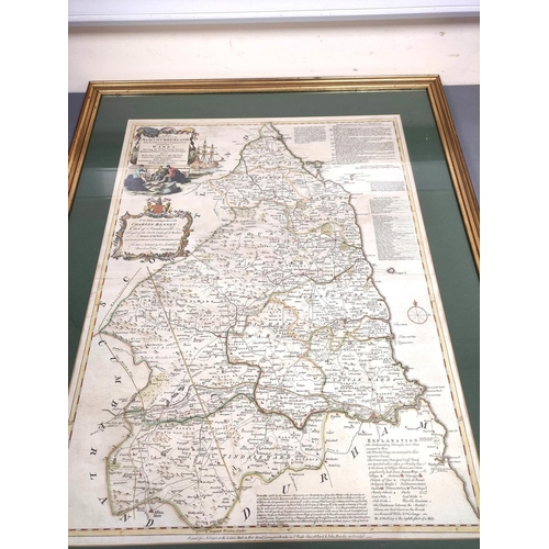 68 - BOWEN EMANUEL & KITCHIN THOMAS.  A New Improved Map of Northumberland from the Best Surveys &... 