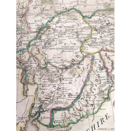 69 - BOWEN EMANUEL & KITCHIN THOMAS.  A New Map of the Counties of Cumberland & Westmoreland Divi... 