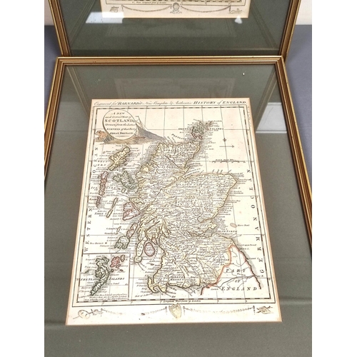 77 - BARNARD EDWARD.  A New & Correct Map of Scotland and A New & Correct Map of Ireland, each En... 