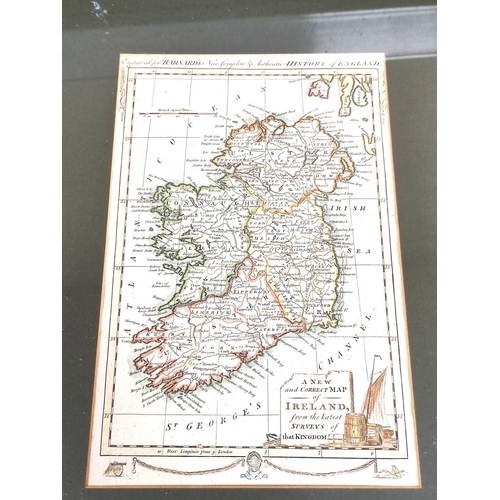 77 - BARNARD EDWARD.  A New & Correct Map of Scotland and A New & Correct Map of Ireland, each En... 