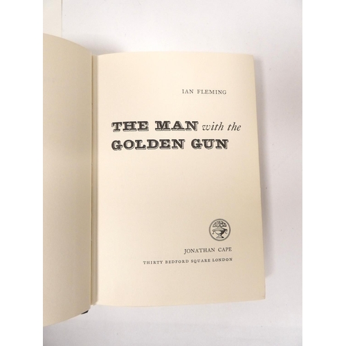 165 - FLEMING IAN.  The Man With The Golden Gun. Plain dark cloth in unclipped d.w. 1st ed., 196... 