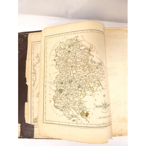 243 - CARY JOHN.  New & Correct English Atlas. 44 English County eng. maps & 2 Welsh eng. maps, so... 