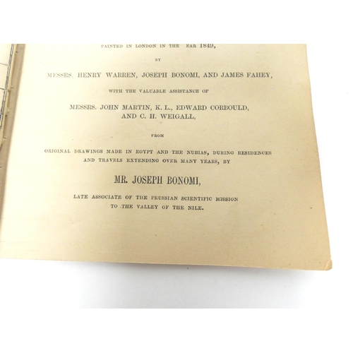 244 - GLIDDON GEORGE R.  Hand-Book to the American Panorama of the Nile Being the Original Trans... 