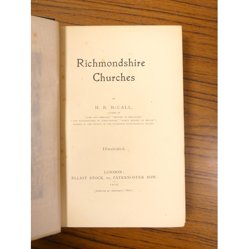 251 - Yorkshire Ecclesiology.  5 various vols. re. Yorkshire churches.