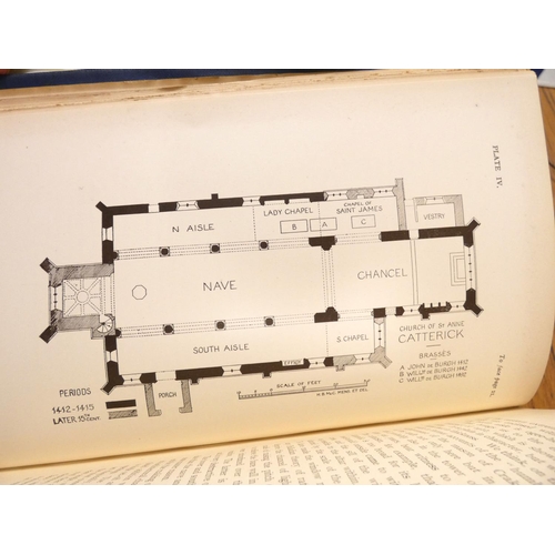 251 - Yorkshire Ecclesiology.  5 various vols. re. Yorkshire churches.