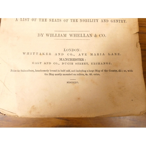 255 - WHELLAN F. & CO.  History, Topography & Directory of the County Palatine of Durham... 