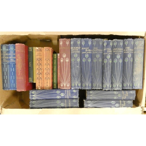 261 - Literature.  21 various vols. incl. decorative cloth bdgs.