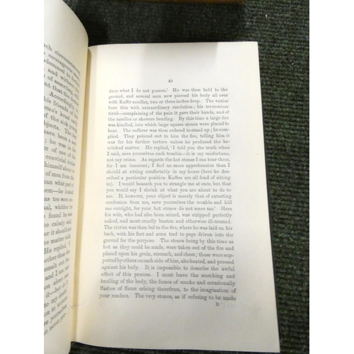 264 - O'HAIRE REV. JAMES.  Recollections of Twelve Years in South Africa. Orig. green cloth, som... 