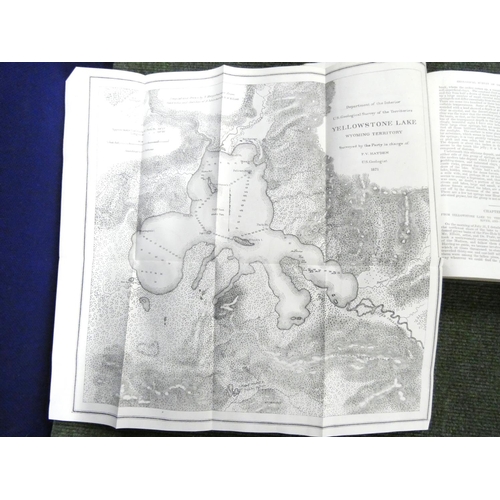 265 - COX E. T.  First Annual Report of the Geological Survey of Indiana. Eng. frontis. Orig. cl... 