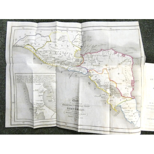 268 - THOMPSON G. A.  Narrative of an Official Visit to Guatemala from Mexico. Fldg. eng. map, h... 