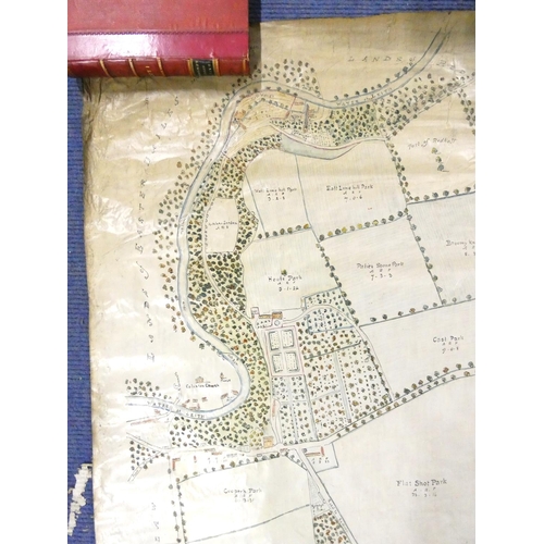 89 - CRAWFORD WILLIAM.  Plan of the Estate of Colinton ... County of Edinburgh, the Property of Sir James... 