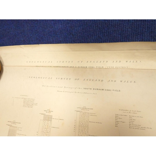 91 - Geological Survey of England & Wales.  Plans & Sections of the Northumberland Coal... 