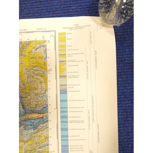 91 - Geological Survey of England & Wales.  Plans & Sections of the Northumberland Coal... 