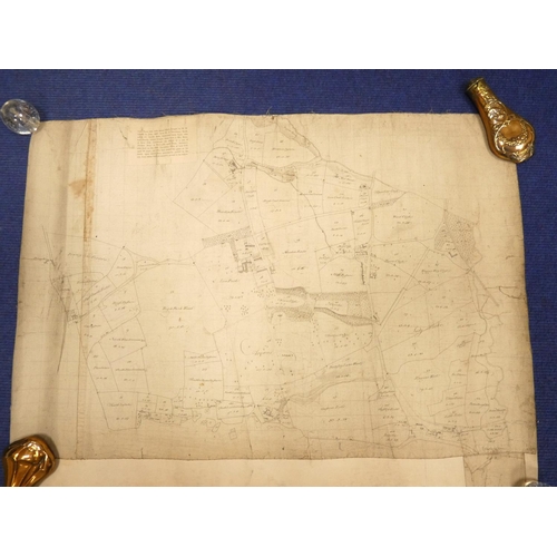 92 - FRYER JOHN.  Plan of Lands in the Manor of Ravensworth & Lamesley in the Parish of Che... 