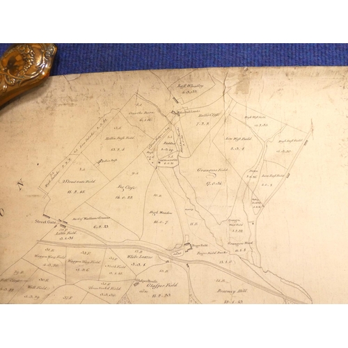 92 - FRYER JOHN.  Plan of Lands in the Manor of Ravensworth & Lamesley in the Parish of Che... 