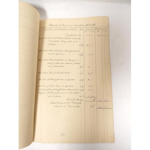 95 - Blyth & Tyne Railway.  Form of Tender & Schedule of Quantities for the Newbiggin B... 