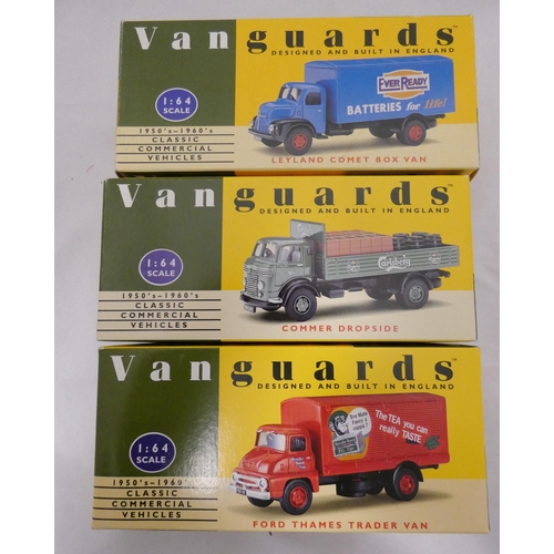 56 - Group of eight Vanguards Precision 1.64 scale diecast replica vehicles to include a VA 18000 Ever Re... 