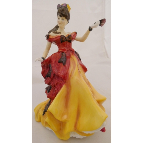 58 - Four Royal Doulton figures to include 'Tina' HN 3494, 'Elizabeth' HN 4426, 'Mary' HN 3375, and 'Bell... 