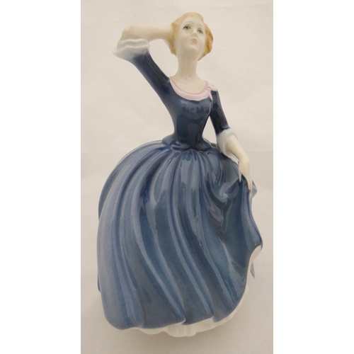 58 - Four Royal Doulton figures to include 'Tina' HN 3494, 'Elizabeth' HN 4426, 'Mary' HN 3375, and 'Bell... 