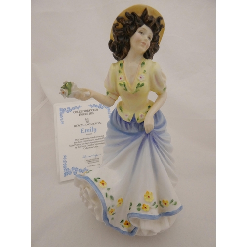 59 - Four Royal Doulton figures to include 'Emily' HN 3688, 'Katherine' HN 3708', 'Patricia' HN 3365, and... 