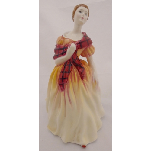 60 - Four Royal Doulton figures to include 'Fiona' HN 3748, 'Pauline' HN 3643, 'Holly' HN 3647, and 'Dian... 